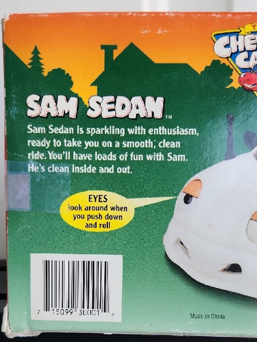 Sam Sedan White Toy Car – 2000 Chevron Cars Collectible Sealed New In Box - Picture 10 of 10
